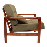 Vintage armchair green olive design by Z.Baczyk 1965