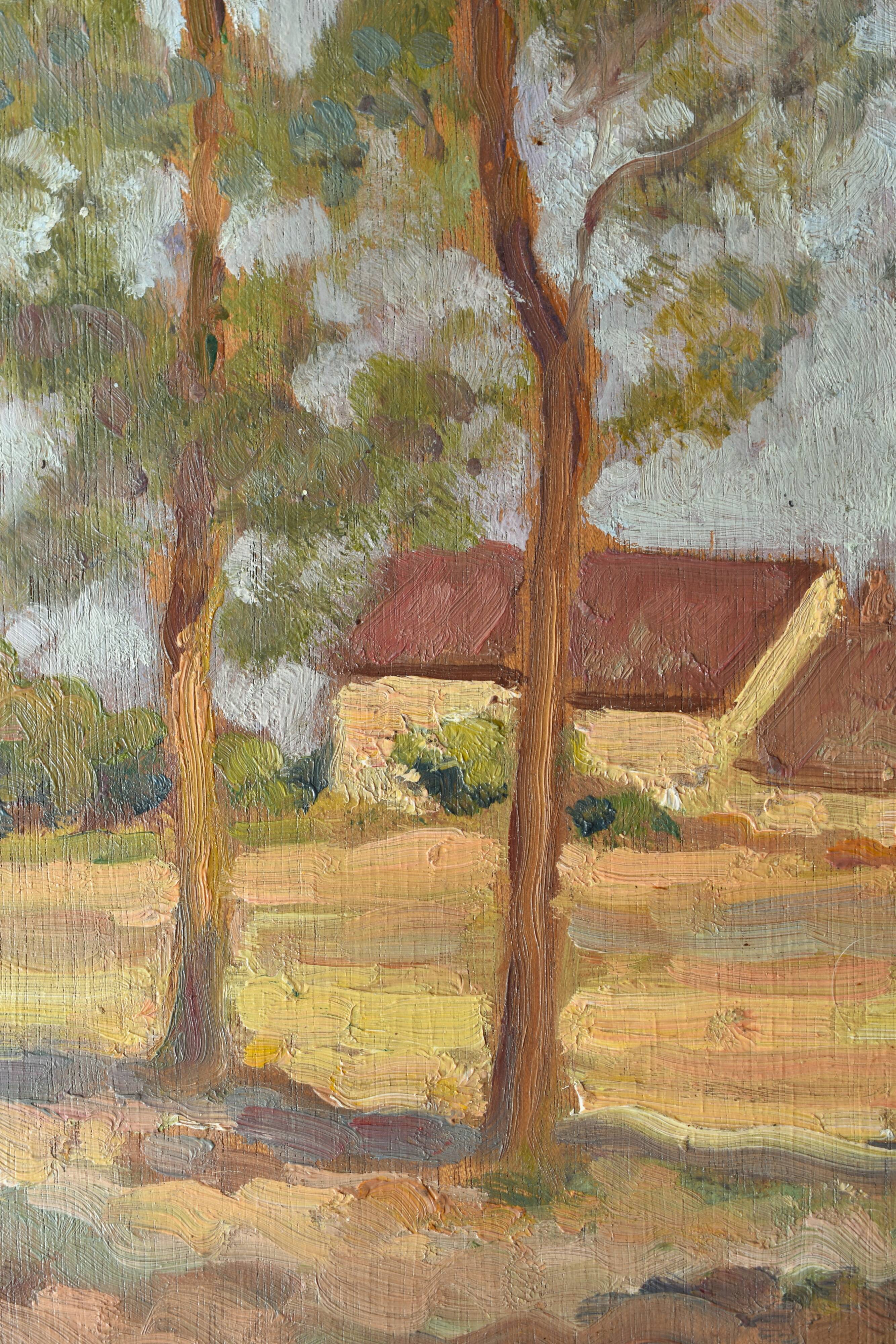 Hippolyte Léty, Landscape with Trees (1934)
