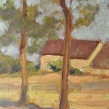 Hippolyte Léty, Landscape with Trees (1934)