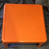 Coffee table basse orange Gilac n°1872 1970