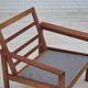 1970s, Danish lounge chair, original condition, furniture wool fabric, teak wood.