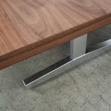 Walnut coffee table, Danish design, 1980s, made in Denmark