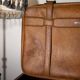 Brown soft suitcase