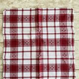 6 grandes serviettes de table - Style pensionnat - coton : 50x50 cm