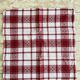 6 large napkins - Boarding school style - cotton: 50x50 cm
