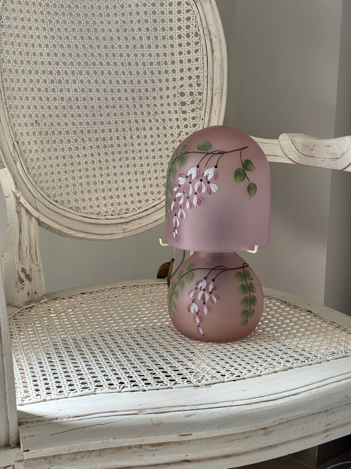 Vintage glass lamp