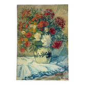 Vibrant Bouquet, oil on panel signed 1939