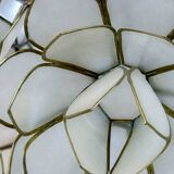 Mother-of-pearl and brass flower pendant – Germany circa 1970