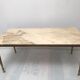 Coffee table in onyx marble 50s-60s