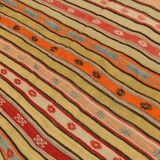 Striped Vintage Kilim Rug, 163x282Cm Wool Kilim Rug