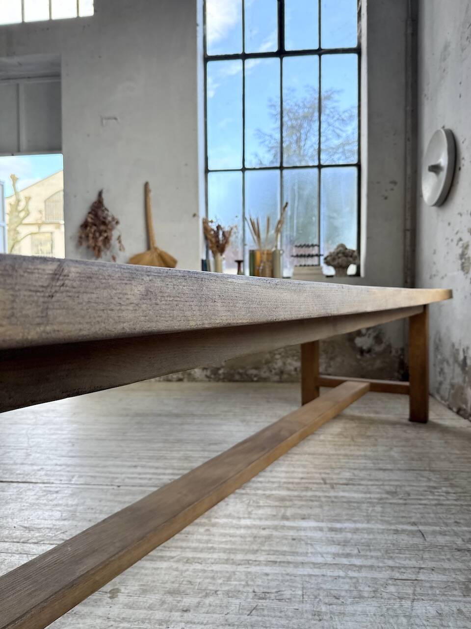 XXL solid oak farmhouse table 3.5m