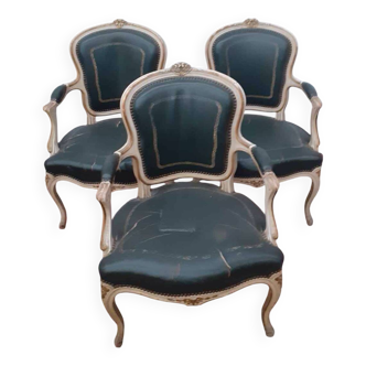 Louis XV style bergere armchair