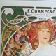 Affiche F. Champenois de Alphonse Mucha, 1898