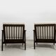 Mid Century Modern Armchairs By Zenon Bączyk, 1960's, Set Of 2