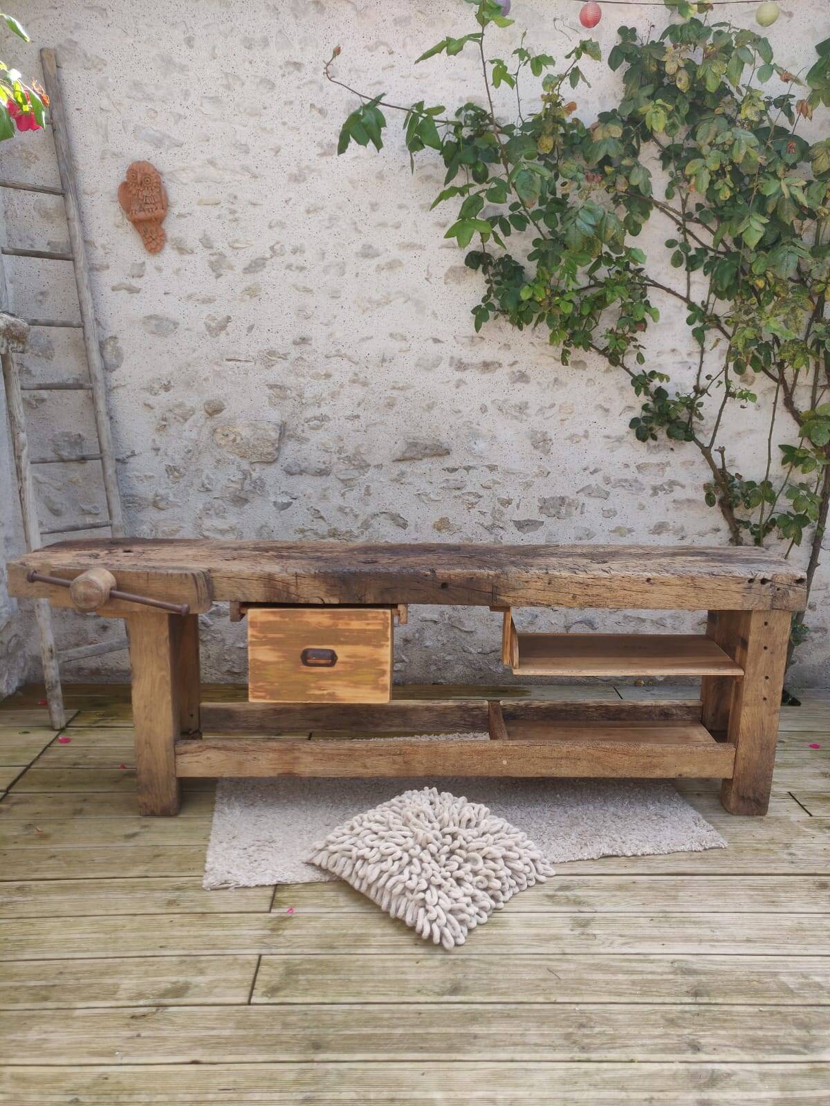 Oak workbench