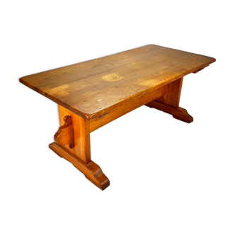 Mid Century Oak Monastery Table, 1960s