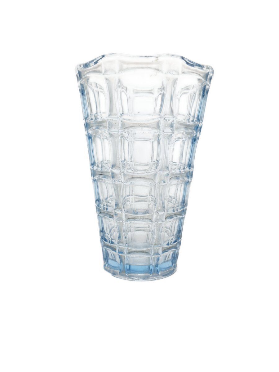 Vase de style Art Déco des verreries de Zawiercie, Pologne, années 1950.