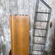 Ancienne etagère murale modulable tomado métal noir + bois clair vintage