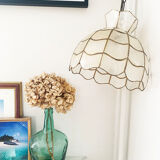 Mother-of-pearl and brass suspension