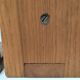 Pair of bookends style Art Deco oak decoration dice