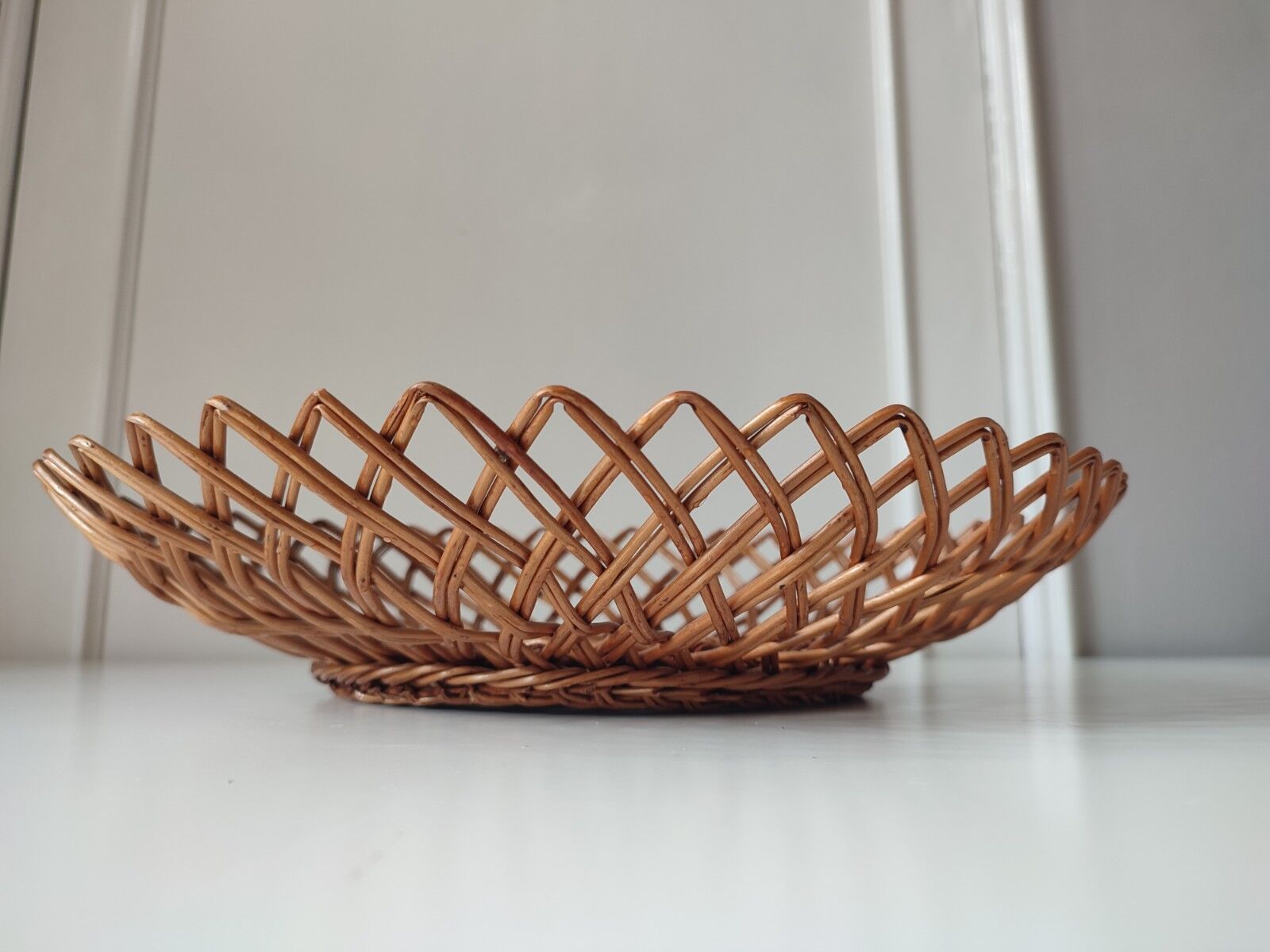 Wicker fruit basket