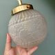 Vintage art deco frosted glass globe pendant light