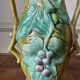 Vase art nouveau en barbotine estampillé