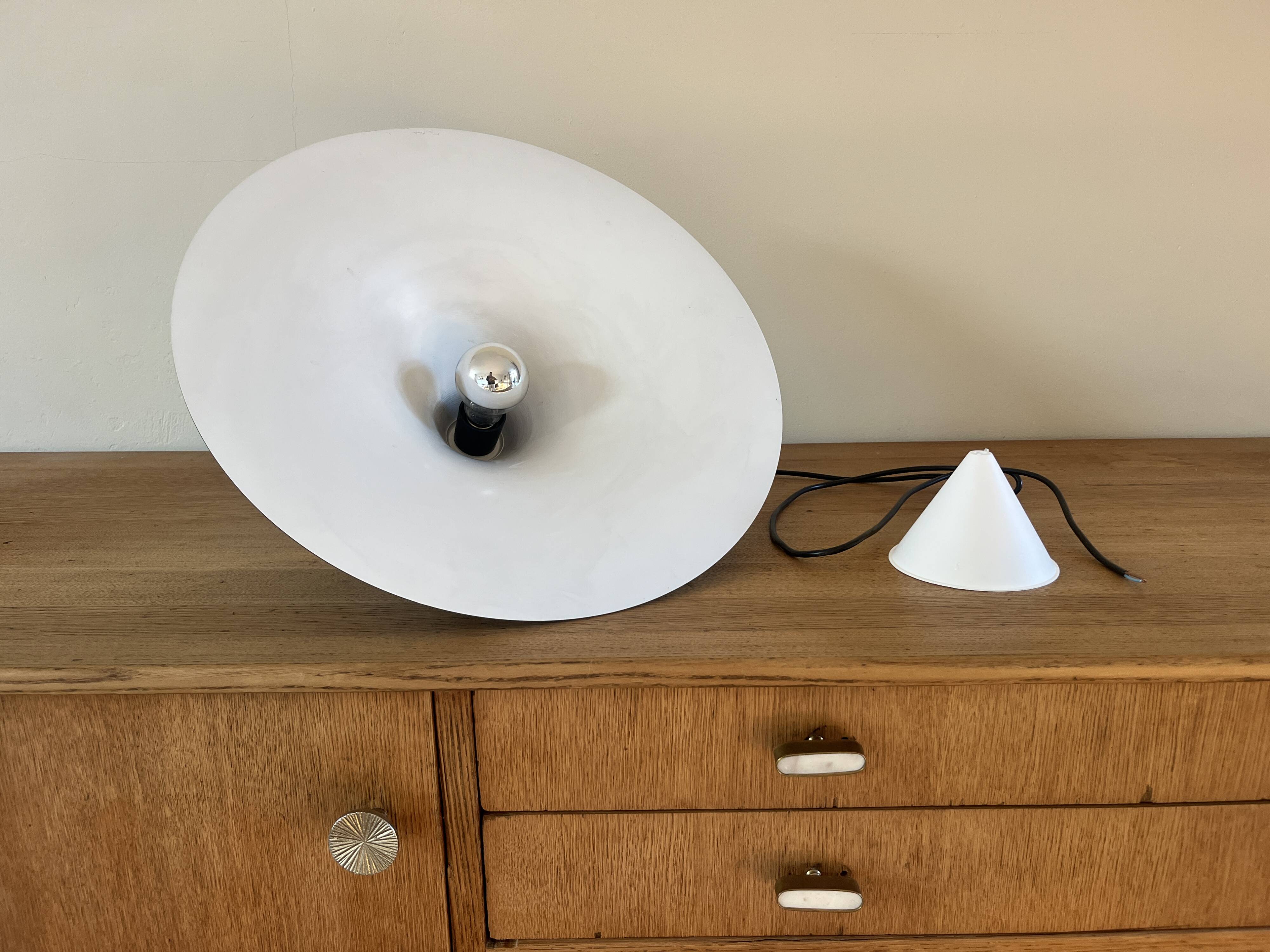 Vintage Fog & Mørup Semi pendant (47cm) - Danish design lamp