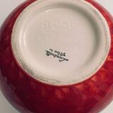 Round vase in Lunéville earthenware - "Poppy" collection