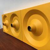 Wall lamp or ceiling light in metal by Klaus Hempel for Kaiser Leuchten, 1970s.