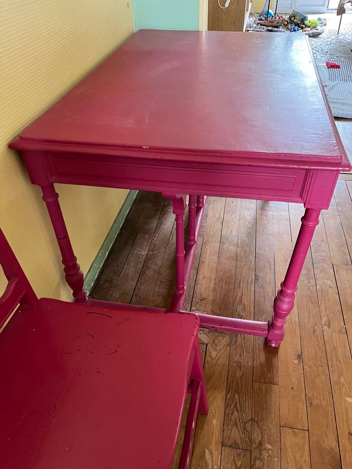 Desk and chair