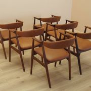 6 chaises danoises en teck, années 1970