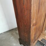 Library, wooden showcase