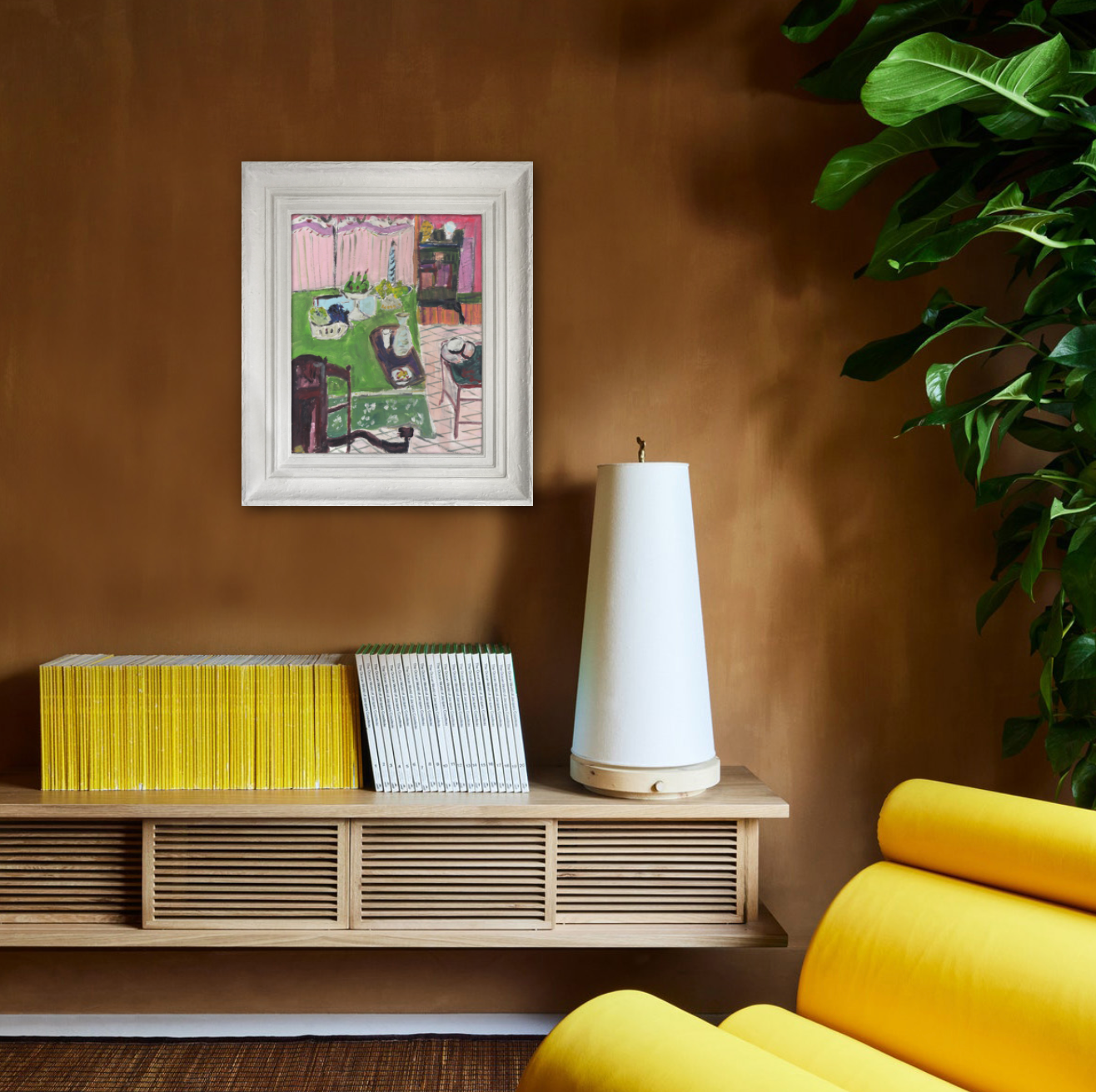 French interior, oil painting