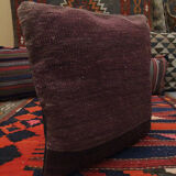 Vintage Brown Stripped Wool Cushion Cover- 41x43cm