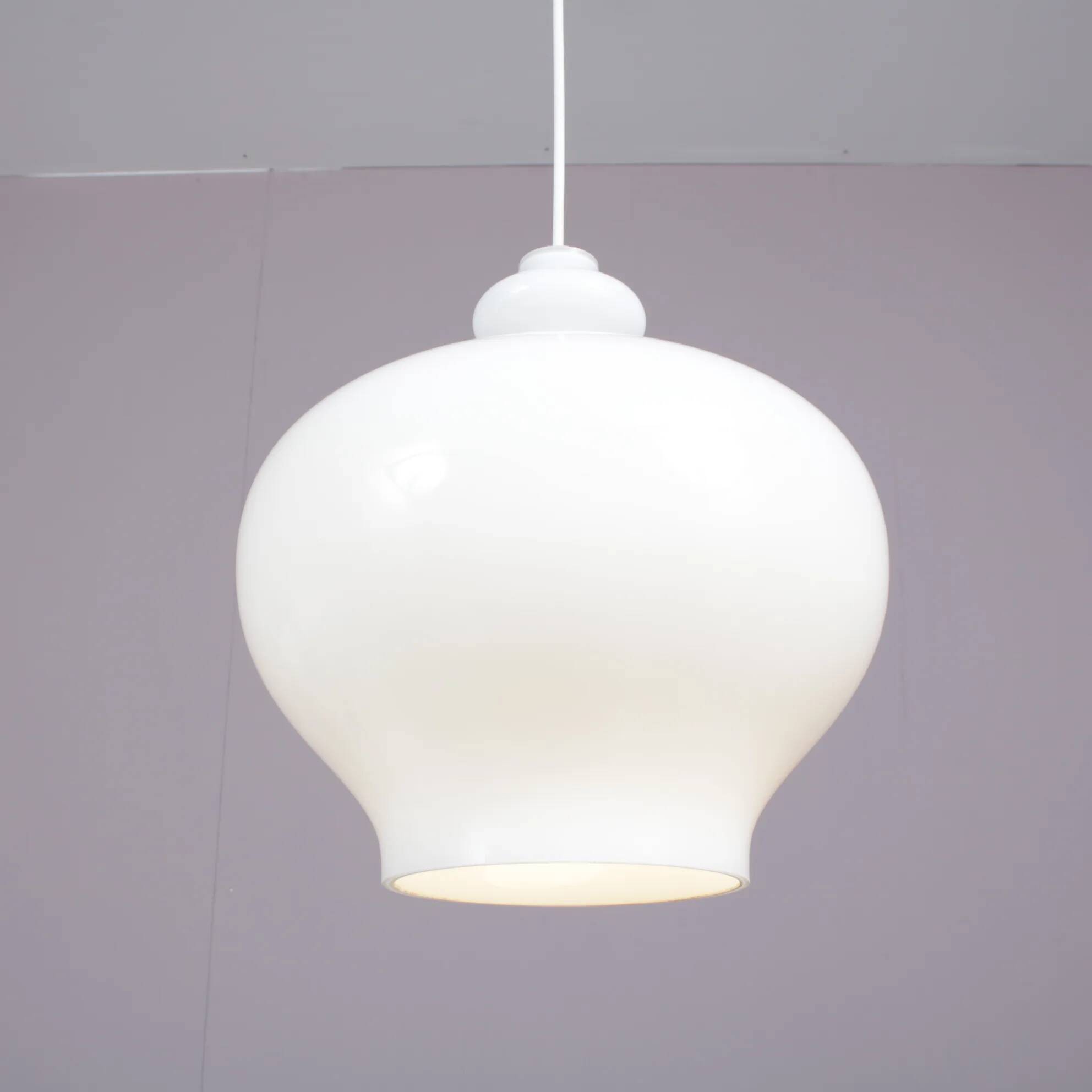 1960s hanging lamp by Hans Agne Jakobssen for Markaryd, Sweden