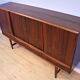 Danish higboard in rosewood by E.W. Bach for Sejling Skabe, 1960s