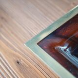 Mid-Century Christian Dior Lucite and Metal Tray - 1970s Designer Piece, France