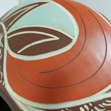 50s pottery vase numbered