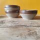 Small stoneware bowls from Digoin, rustic serving bowls