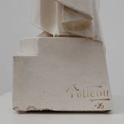 “Christ King in Our Home” Plaster Statue, Belgium, ca. 1920