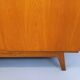 Vintage oak wardrobe from the 1960s.