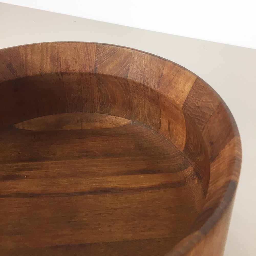 Danish bowl in solid teak wood 1960