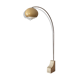 Arc floor lamp. 1970. Italy. Marble base.