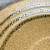 Six assiettes à dessert en grès avec spirale Sarreguemines