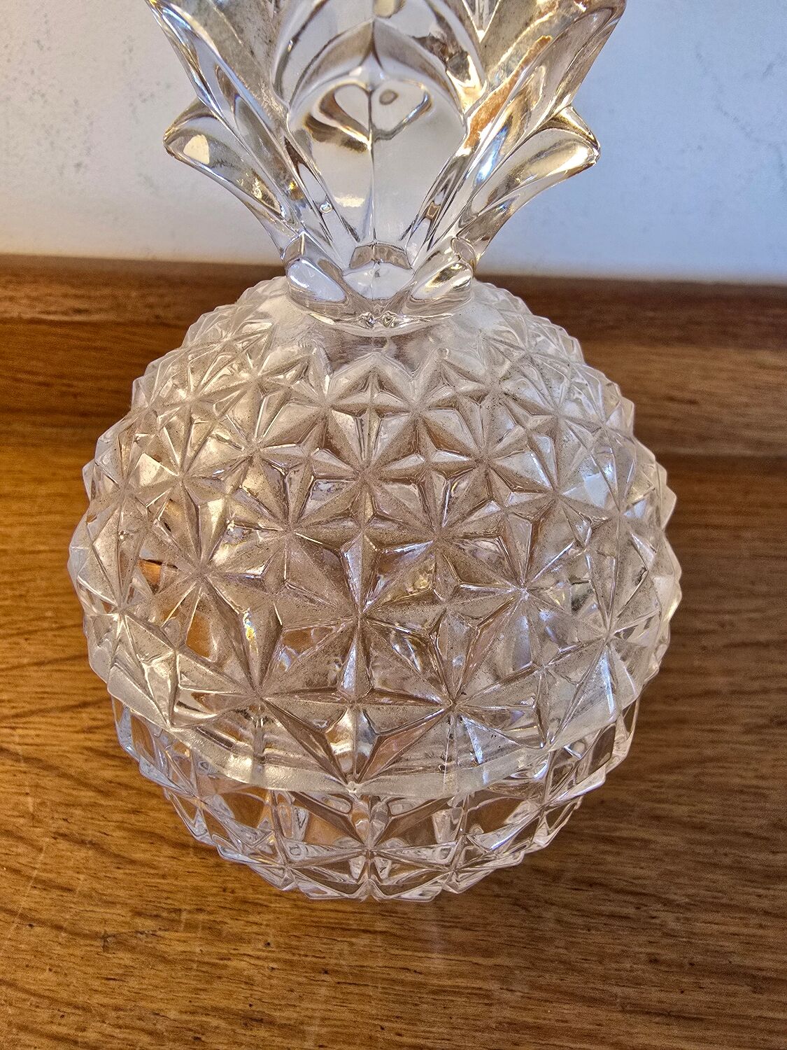 Crystal pineapple sweet bowl from the 1960s.