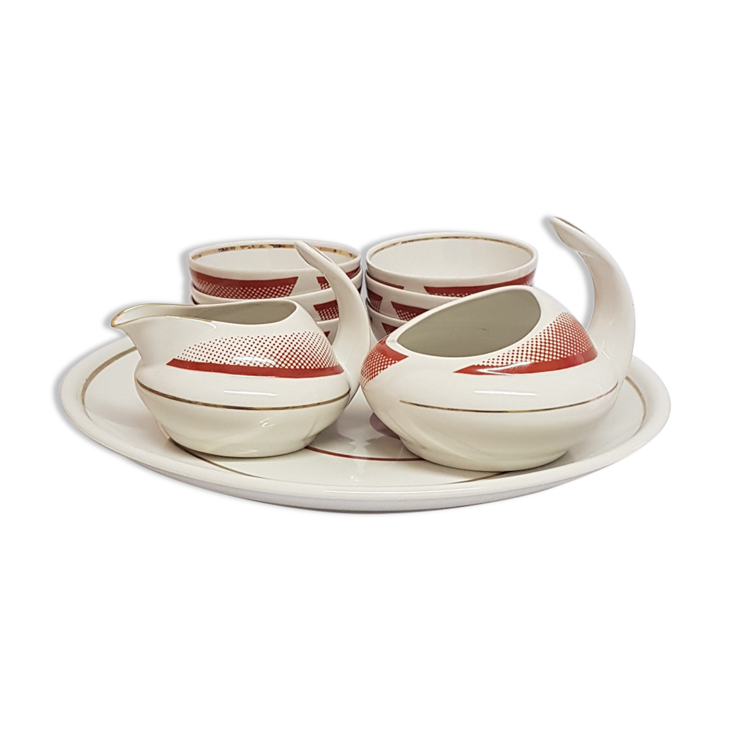 Service de desserts Art déco