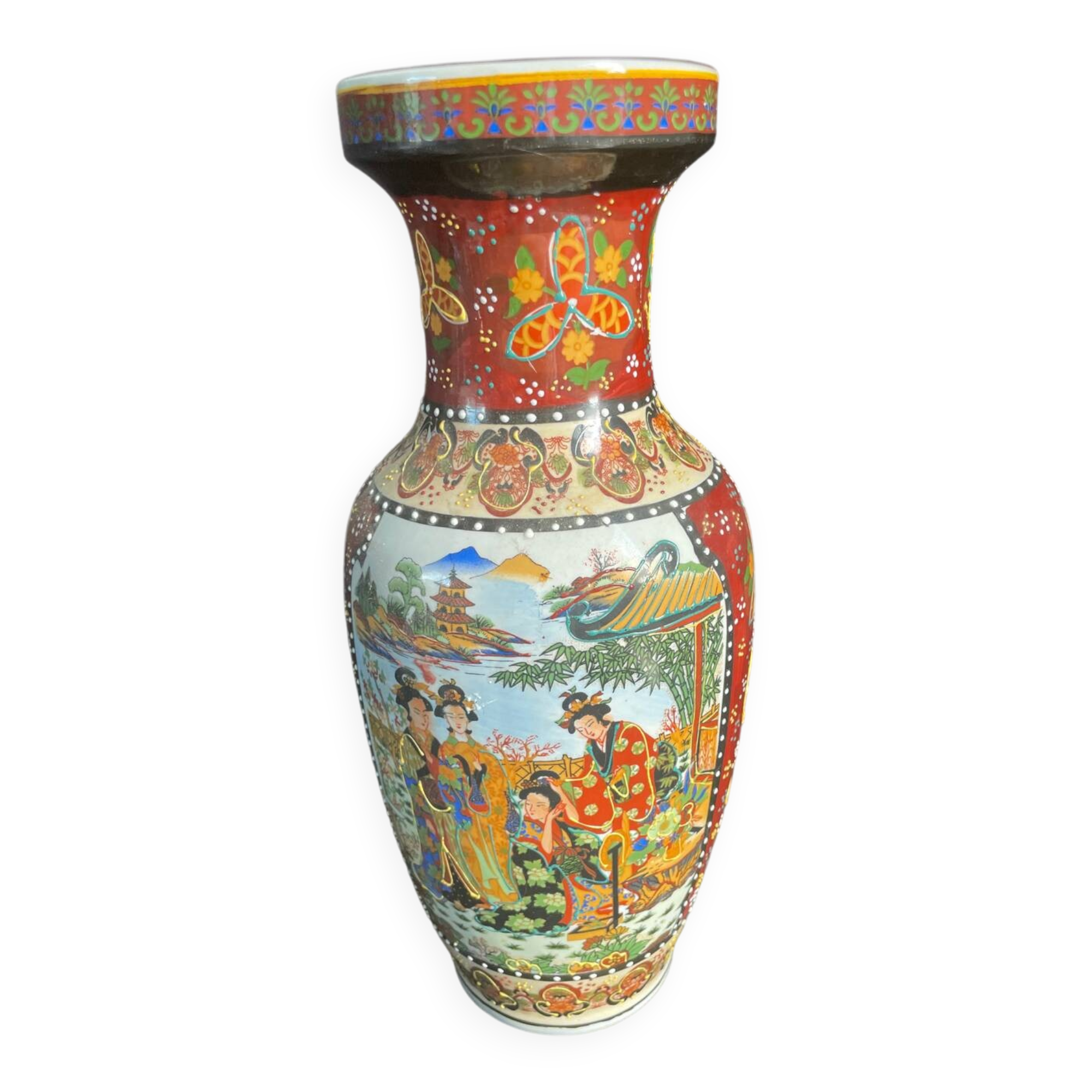Chinese porcelain vase, signed, 20th century
