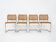 Set of 4 dining chairs Style B32 by Marcel Breuer