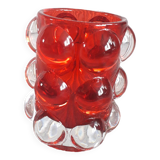 Very original vintage vase with bubble decoration